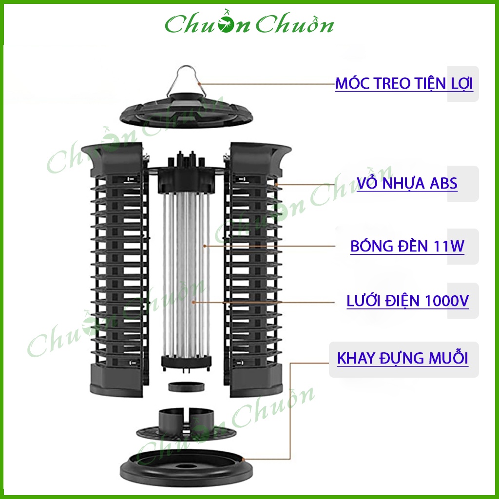 Đèn Bắt Muỗi Đèn Bẫy Muỗi Máy Diệt Muỗi ELECTRIC kiêm đèn ngủ chống lóa mắt Bảo Hành 12 Tháng