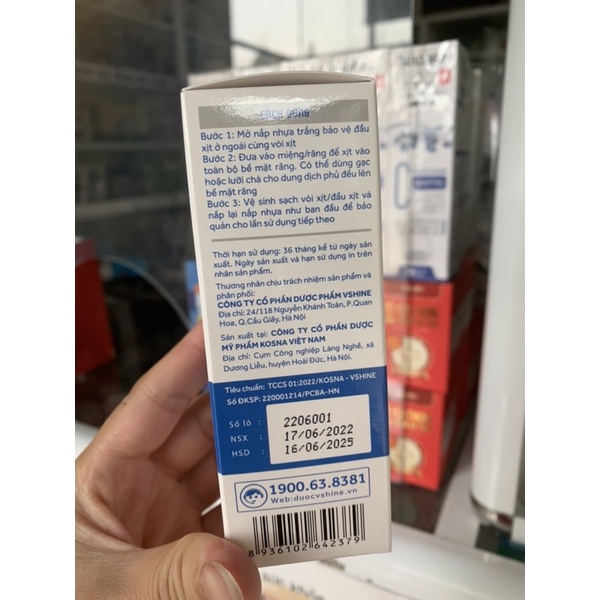 Xịt chống sâu răng Vshine chai 30ml