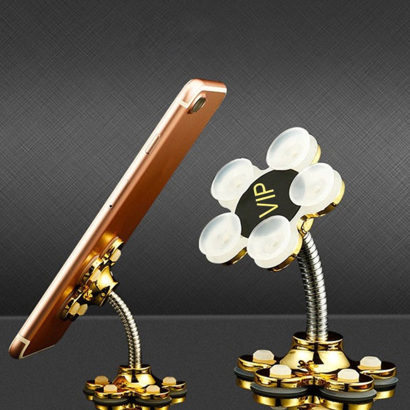 Giá Đỡ Hít Chân Không Hình Cánh Hoa Cho Xe Hơi