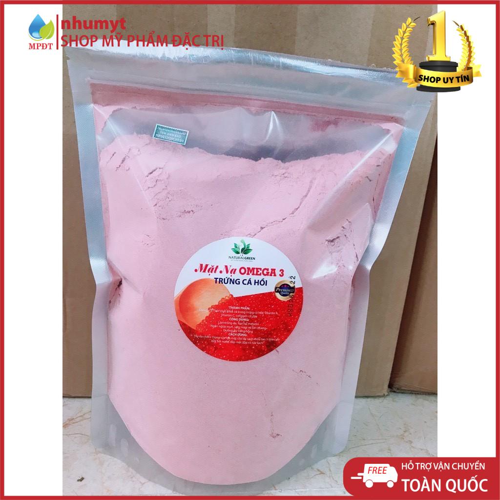 1KG Mặt Nạ Trứng Cá Hồi Omega 3 Dưỡng Da, Ngăn Ngừa Mụn, Trắng dA, BỔ SUNG COLLAGEN, phục hồi da hư tổn, lão hóa