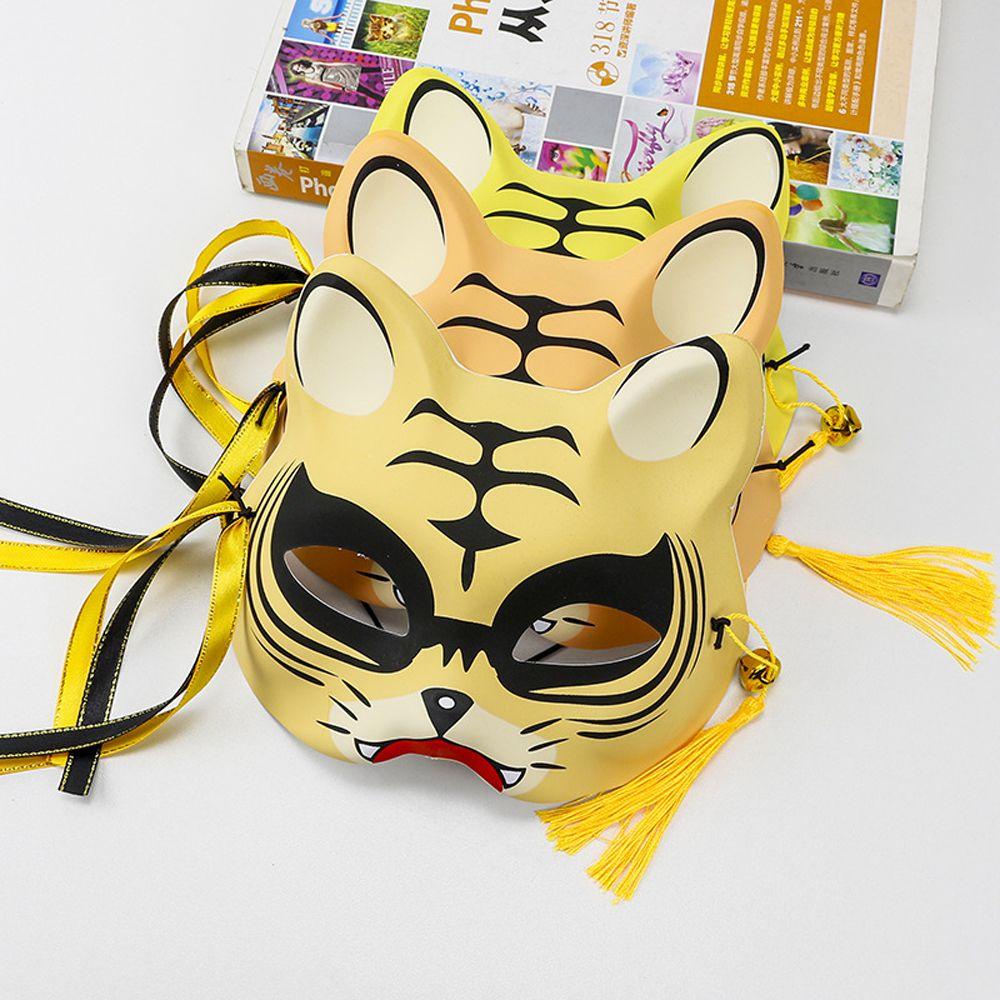 Mặt Nạ Hóa Trang Mèo / Hổ Dùng Trang Trí Tiệc Halloween