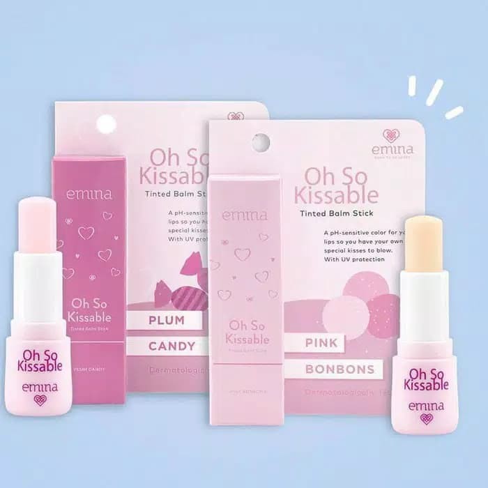 (hàng Mới Về) Son Dưỡng Môi Emina Oh So Kissable 3.4g | BigBuy360 - bigbuy360.vn