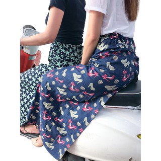 Váy chống nắng Jeans hai tà