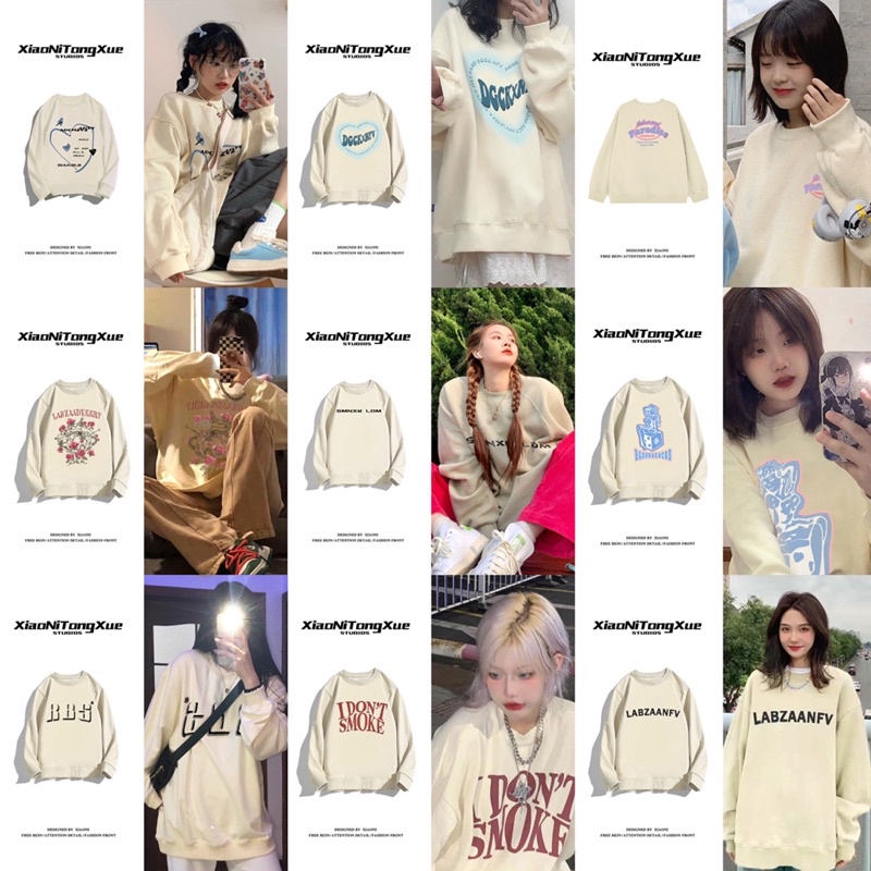 Áo Sweater Da Cá Style Đường phố hàn quốc MS1
