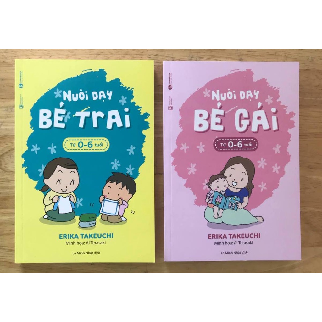 Sách gốc - Combo Nuôi Dạy Bé Gái Từ 0 - 6 Tuổi - Nuôi Dạy Bé Trai Từ 0 - 6 Tuổi (Bộ 2 Cuốn)