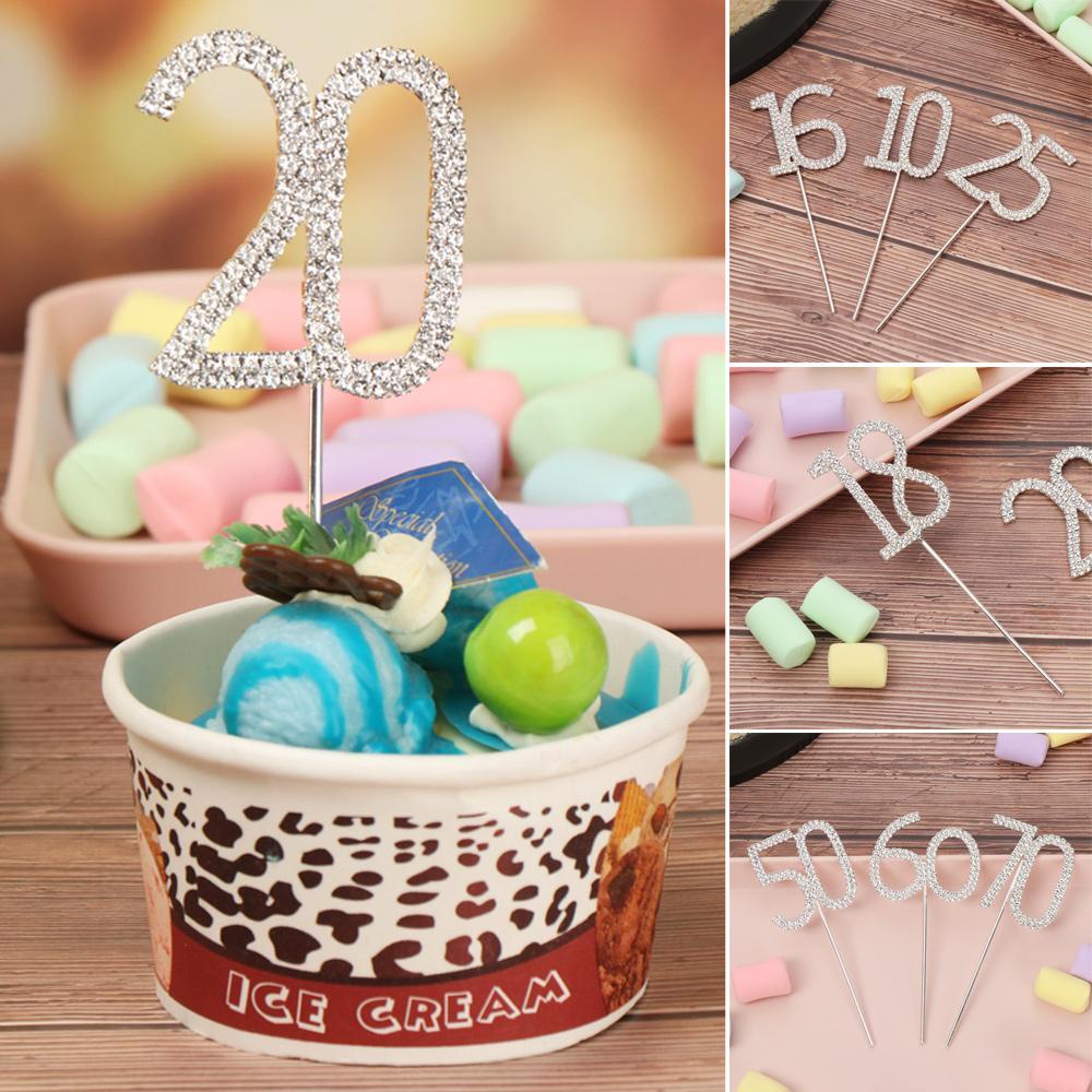 YNATURAL Chữ Số Trang Trí Bánh Kem