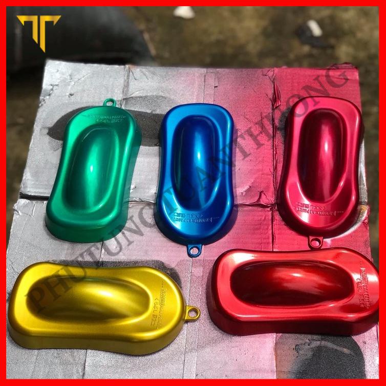 Sơn Xịt Samurai Bảng Màu Candy Xanh Đỏ Vàng Cam Sơn Xe Máy Ô tô và trang trí vật dụng nhà cửa