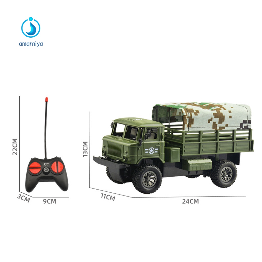 Xe tải đồ chơi điều khiển từ xa có đèn LED cho trẻ em