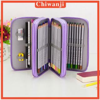 [Chiwanjifcmy] Hộp đựng bút chì dành cho học sinh lớn 3 lớp Hộp đựng bút Túi đựng đồ trang điểm lông mày