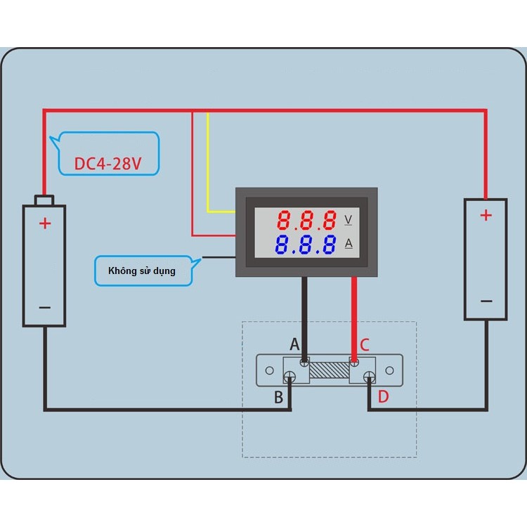 B0104 - Module Đo Dòng Áp 0-100V 10A