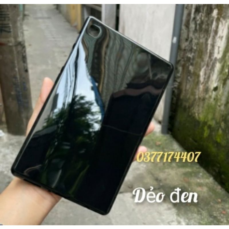 Ốp lưng dẻo cho Samsung Tab A7 8.7inch T220, T225 silicon trong nhám, silicon màu đen chống bẩn