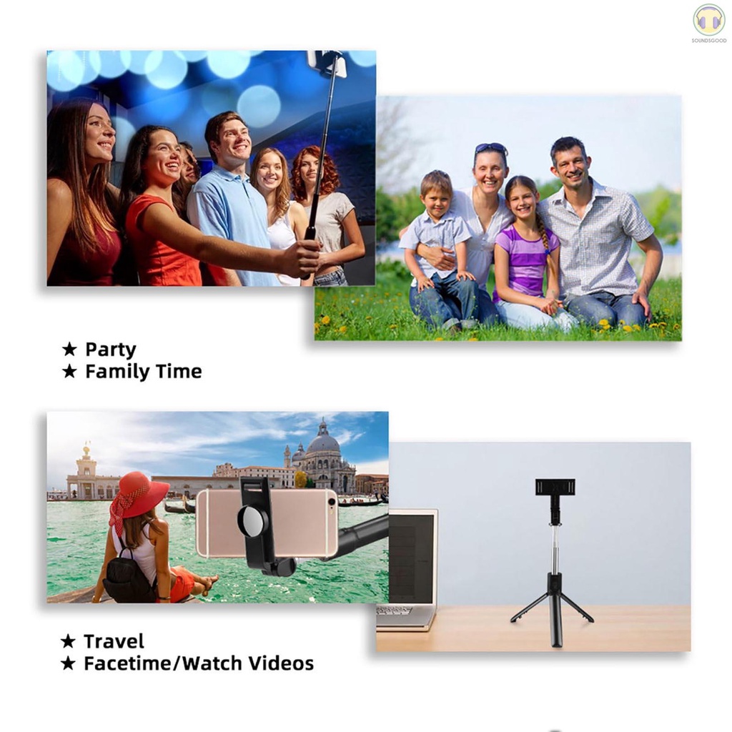 Gậy Selfie Sg S03 Với Gậy Ba Chân 0.1s Có Thể Kéo Dài Và Điều Chỉnh Không Dây 245 Cho Điện Thoại / Máy Ảnh | BigBuy360 - bigbuy360.vn