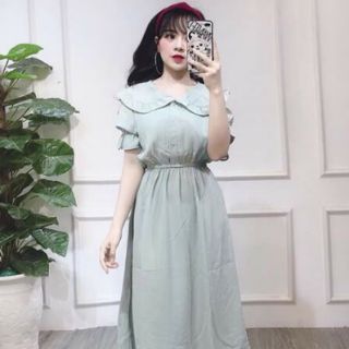 Váy cổ sen đũi thái