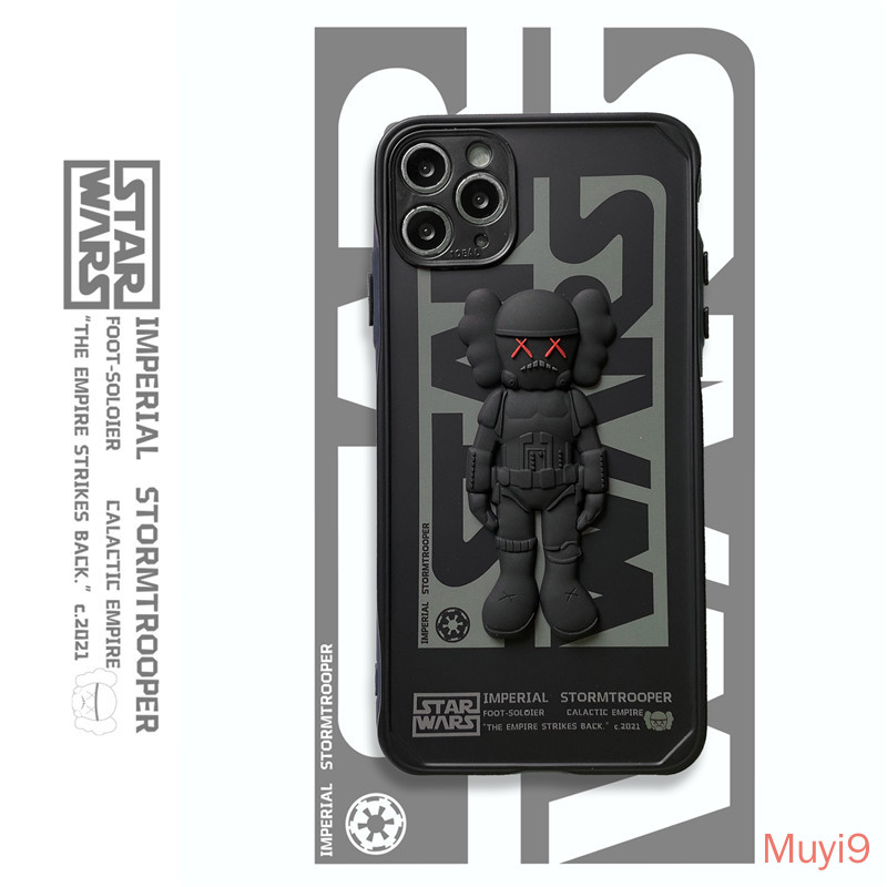 Ốp điện thoại TPU in hình Kaws & Star Wars cho Iphone 12 11 Promax X Xs max Xr 8 SE2 7 Plus | BigBuy360 - bigbuy360.vn