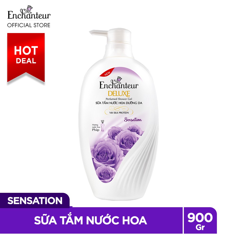 Sữa tắm nước hoa Enchanteur Sensation 900gr