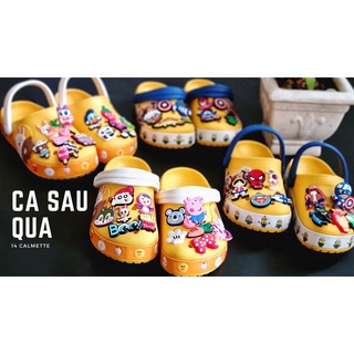 Dép Cross Kids 3D Dành Cho Trẻ Em Xuất Xịn Nhất
