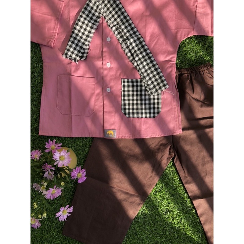 Bộ Bà Ba Bé Gái Màu Ruốc 2023