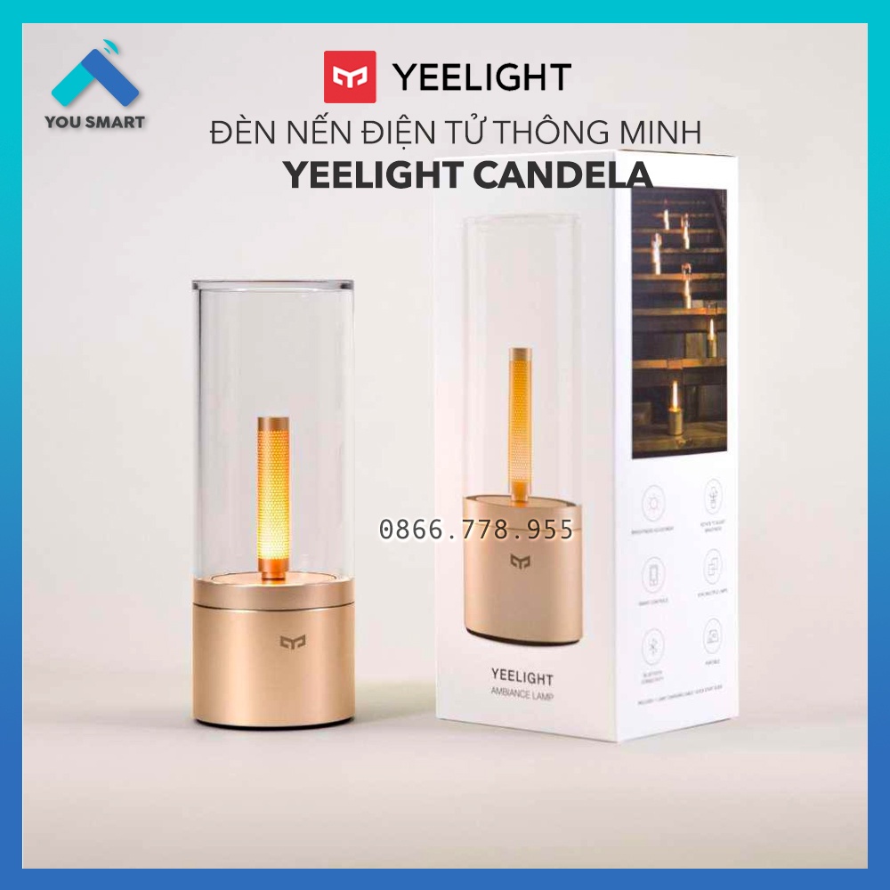 ĐÈN NẾN ĐIỆN TỬ THÔNG MINH XIAOMI YEELIGHT CANDELA YLFW01YL – PIN 2100mAh