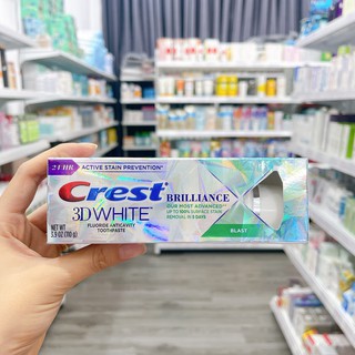 Kem Đánh Răng Crest 3D White Brilliance Toothpaste Mỹ