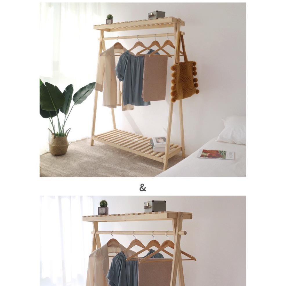 ( Giá Tại Xưởng)Kệ Tủ/ giá treo quần áo đa năng gỗ thông nhập khẩu.