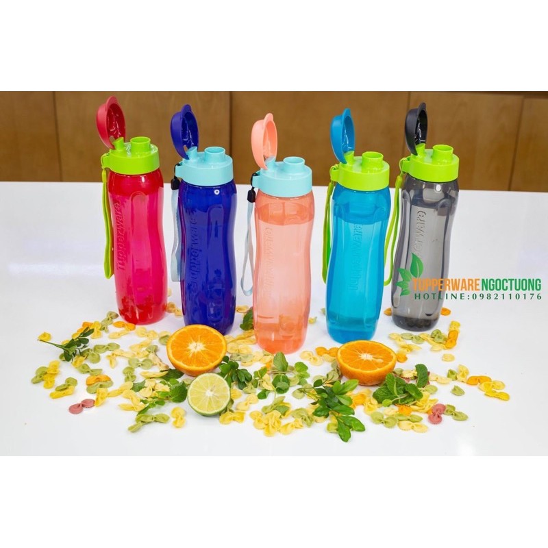 Tupperware Bình nước eco bottle 2 gen II 310ml / 500ml / 750ml / 1L