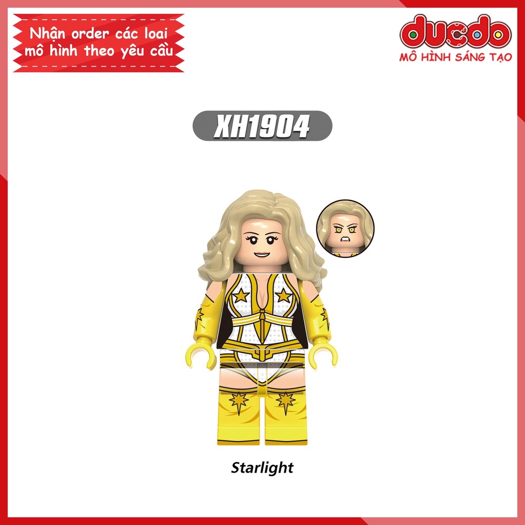 Minifigures nhân vật The Boys  - Đồ chơi Lắp ghép Xếp hình Mini Iron Man Mô hình XINH X0337