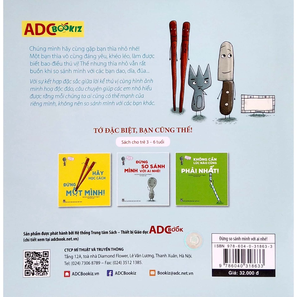 Sách Tớ Đặc Biệt, Bạn Cũng Thế - Đừng So Sánh Mình Với Ai Nhé!