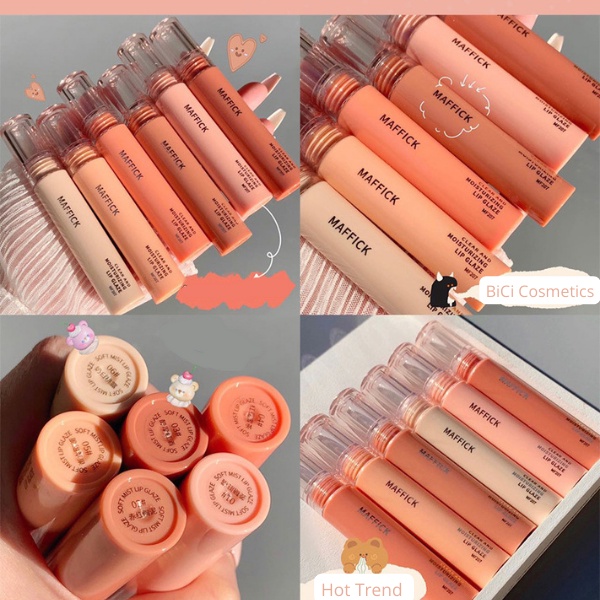 Son Kem Lì Trà Sữa Ngọt Ngào MAFFICK Soft Mist Lip Glazed Nội Địa Trung