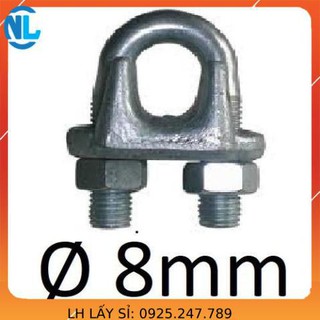 10 Cóc khóa dây cáp 8li [ 8mm ] cáp thép giá sỉ Thái Bình Vina