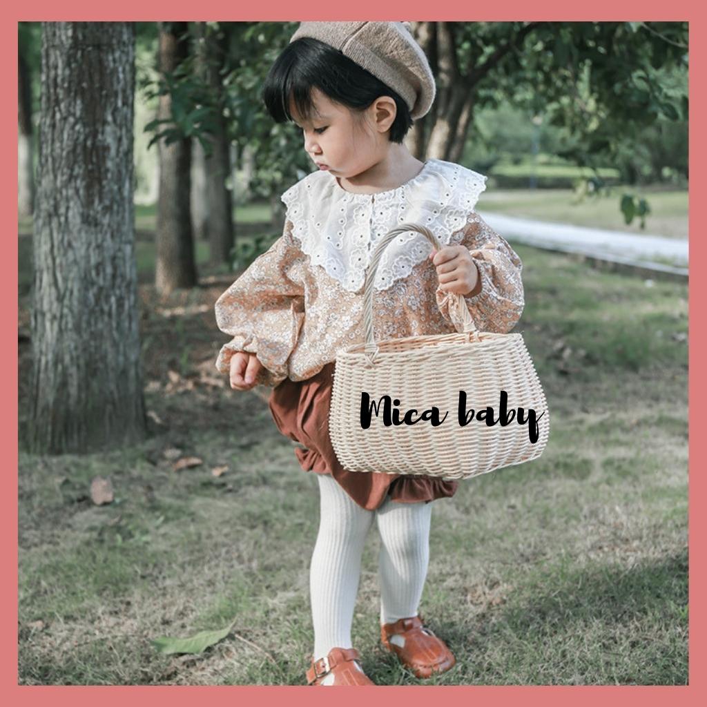 Quần tất trơn phong cách hàn quốc đáng yêu cho bé Mica Baby T09