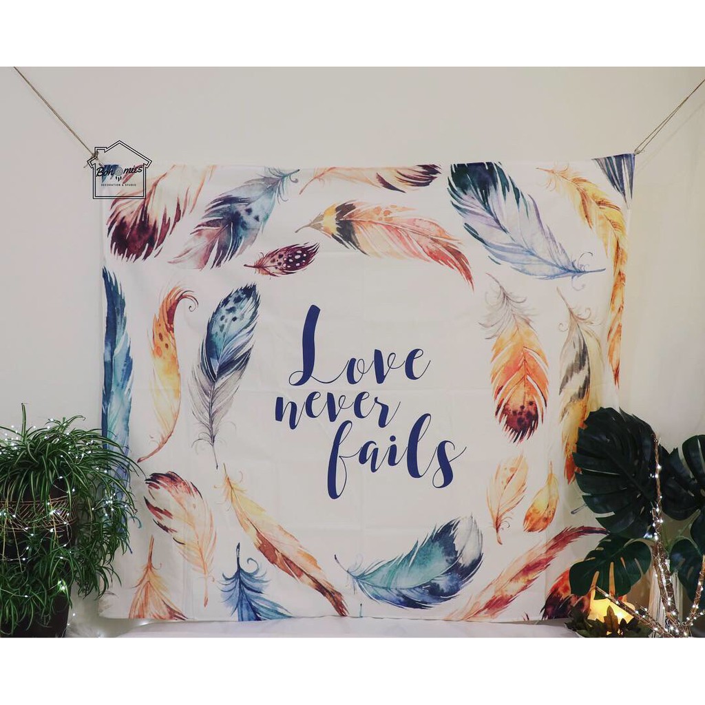 Khăn treo trang trí phòng style Boho