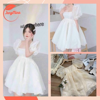 Váy đầm babydoll công chúa voan 2 lớp ,đầm chụp ảnh, dự tiệc cực xinh