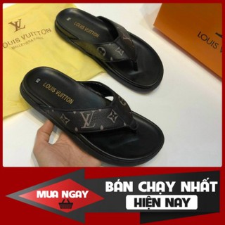 Dép xỏ ngón cao cấp lv, hàng cao cấp, đế răng cưa, cực êm chân