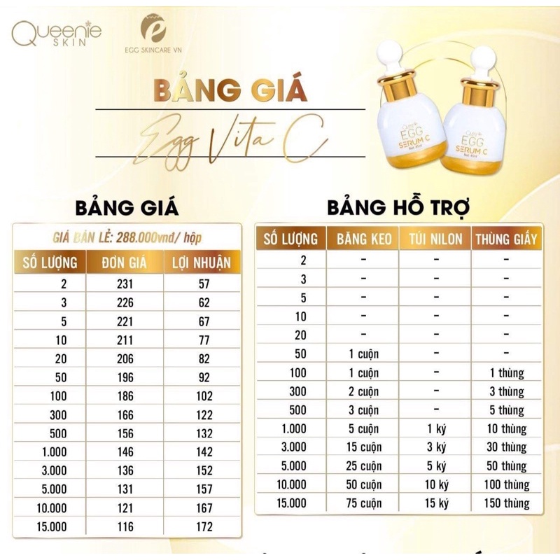 &lt; CHÍNH HÃNG GIÁ Sỉ&gt;  SERUM TINH CHẤT VITAMIN C làm trắng da căng sáng da Queenie Skin