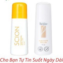 Lăn khử mùi Scion Nuskin Pure White Roll On 75ml của Mỹ