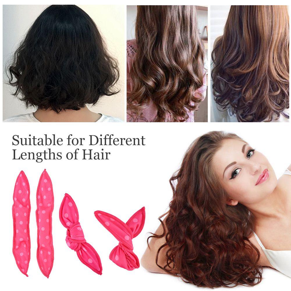 Set 5 / 10 Lô Uốn Tóc Xoăn Không Dùng Nhiệt Tiện Dụng