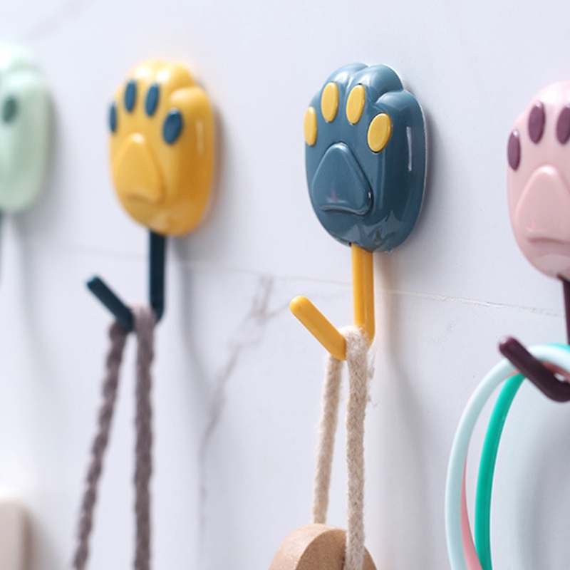 QQ Móc Treo Đồ Dán Tường Không Cần Khoan Tiện Dụng Cho Nhà Bếp / Phòng Tắm