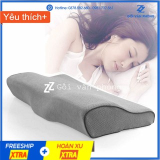 Gối ngủ chống đau vai gáy cao su non y tế size to ZURI PILLOW GDH-04