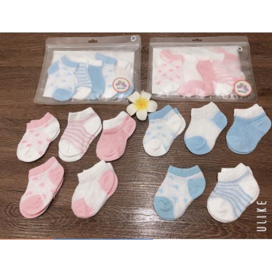 [Haobaby shop] Set 5 tất lưới cho bé