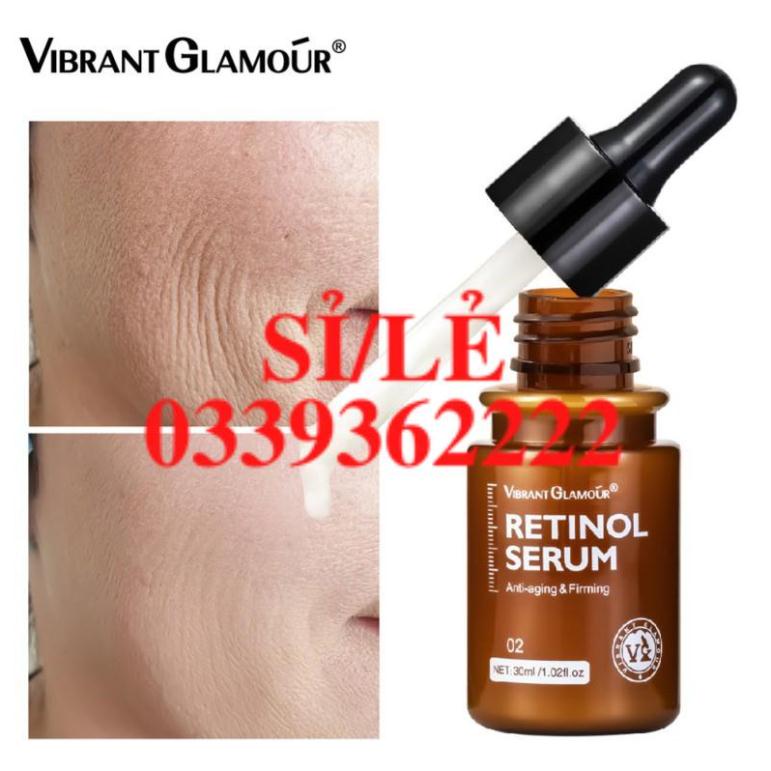 Huyết thanh tinh chất retinol Vibrant Glamour dưỡng ẩm trắng da xóa nếp nhăn chống lão hóa 30ml