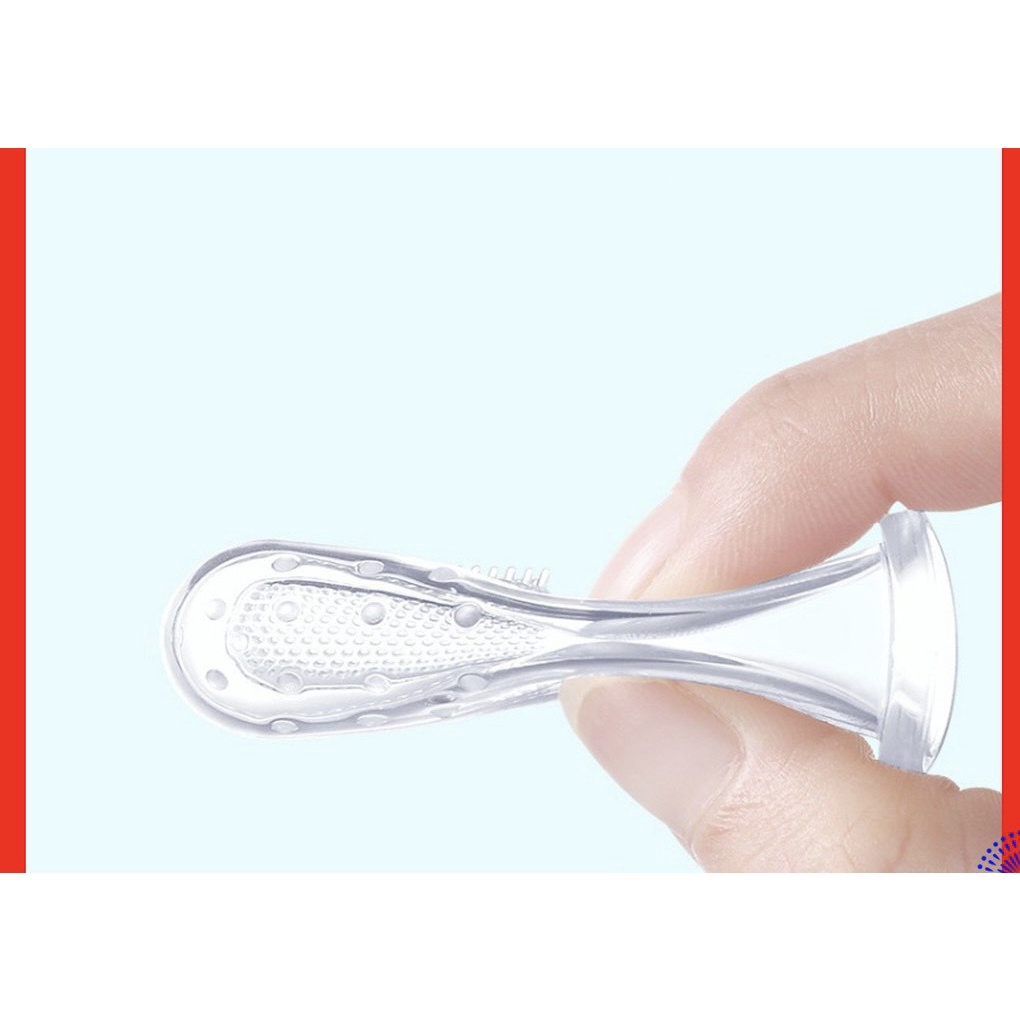 Bàn chải răng nướu silicon cho chó mèo