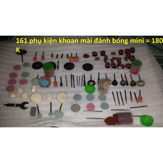 Bộ 161 phụ kiện đa năng mini