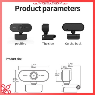 Webcam I+ 1080P cổng USB 2.0 có micro cho máy tính