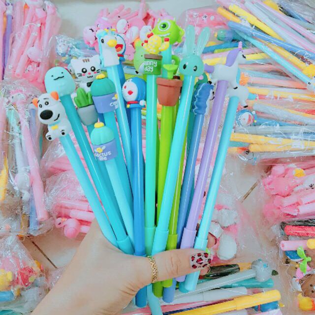 [FREESHIP❤️] SET 20 BÚT BI NƯỚC HÌNH THÚ KÈM TÚI NGỘ NGHĨNH