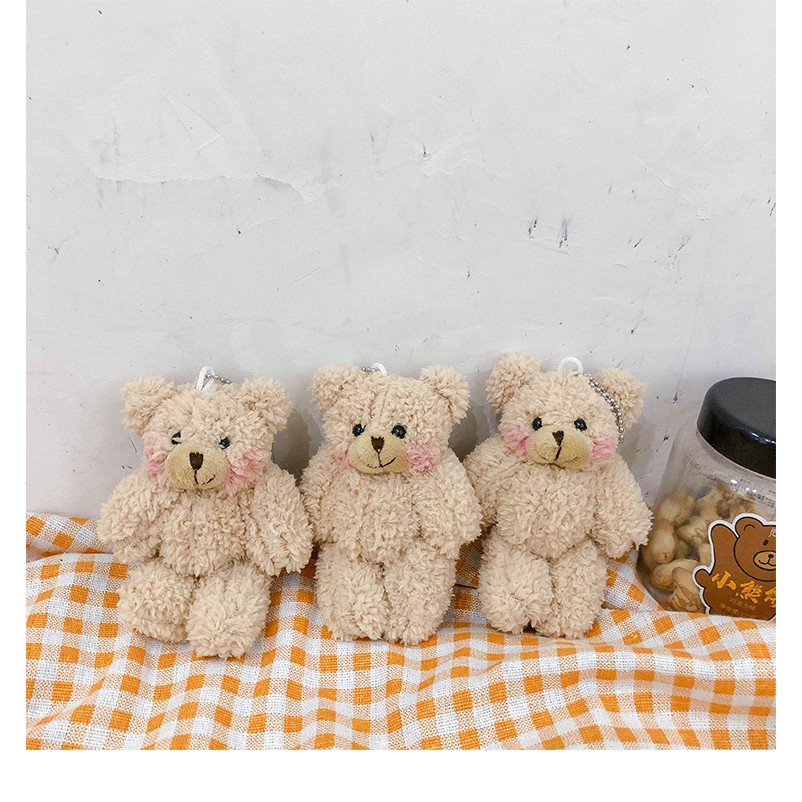 Móc Khóa Gấu Bông Siêu Xinh 11cm Nhiều Mẫu