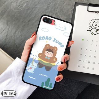 Ốp lưng nhám Oppo A5/ A3s - in hình