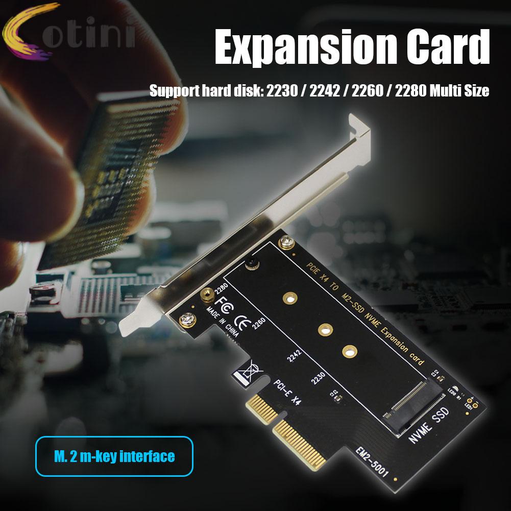 Card Mở Rộng Cotini Add On M.2 Nvme Sang Pci-E 3.0 X4 M2 M Key Ssd Thẻ