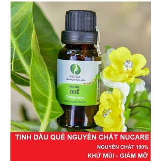 Tinh Dầu Quế Nguyên Chất 100ml đuổi muỗi, xông phòng, khử mùi, giảm mỡ, làm sạch không khí, có giấy kiểm định NuCare