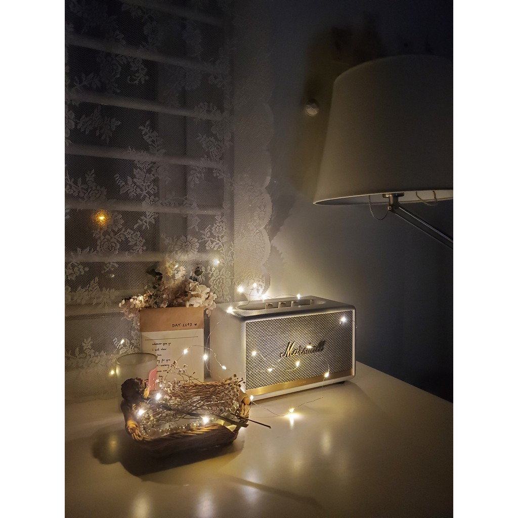 ĐÈN LED DÂY TRANG TRÍ,PIN AA, 3M, 30 BÓNG ĐOM ĐÓM, FAIRY LIGHT, ÁNH SÁNG VÀNG