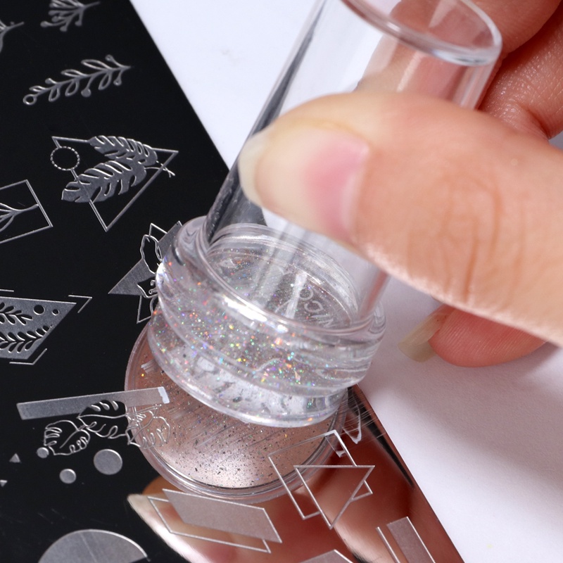 Đầu nhấn in họa tiết móng tay trong suốt UR SUGAR